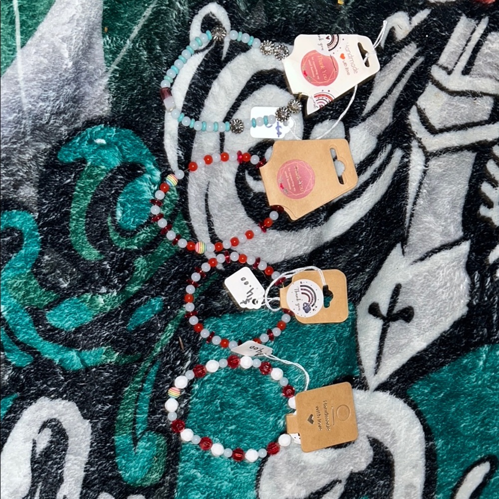 Handmade Beaded Bracelets Set